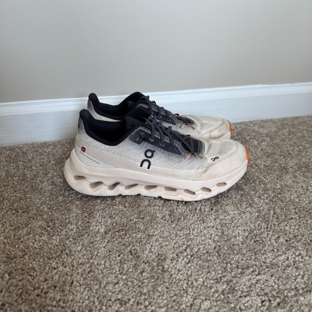 On Cloud Cloudtilt Womens Running Sneaker Cream Blue Orange US 8